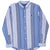 VINTAGE POLO RALPH LAUREN BLUE STRIPED SHIRT 1990S SIZE LARGE