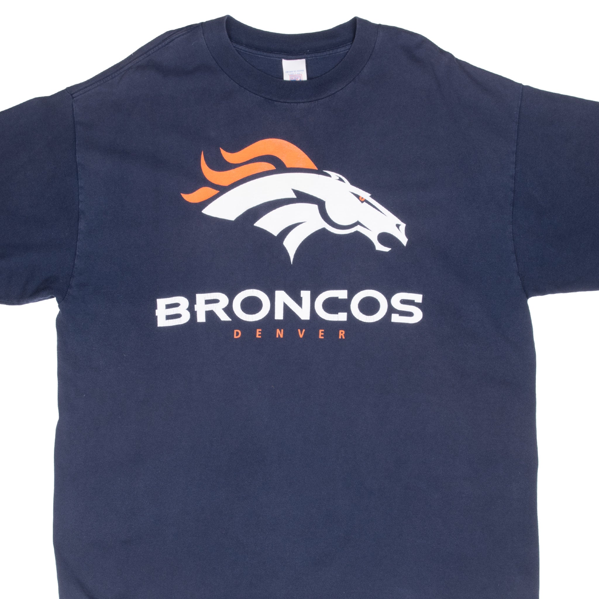 VINTAGE NFL DENVER BRONCOS 1990S BLUE TEE SHIRT 2XL