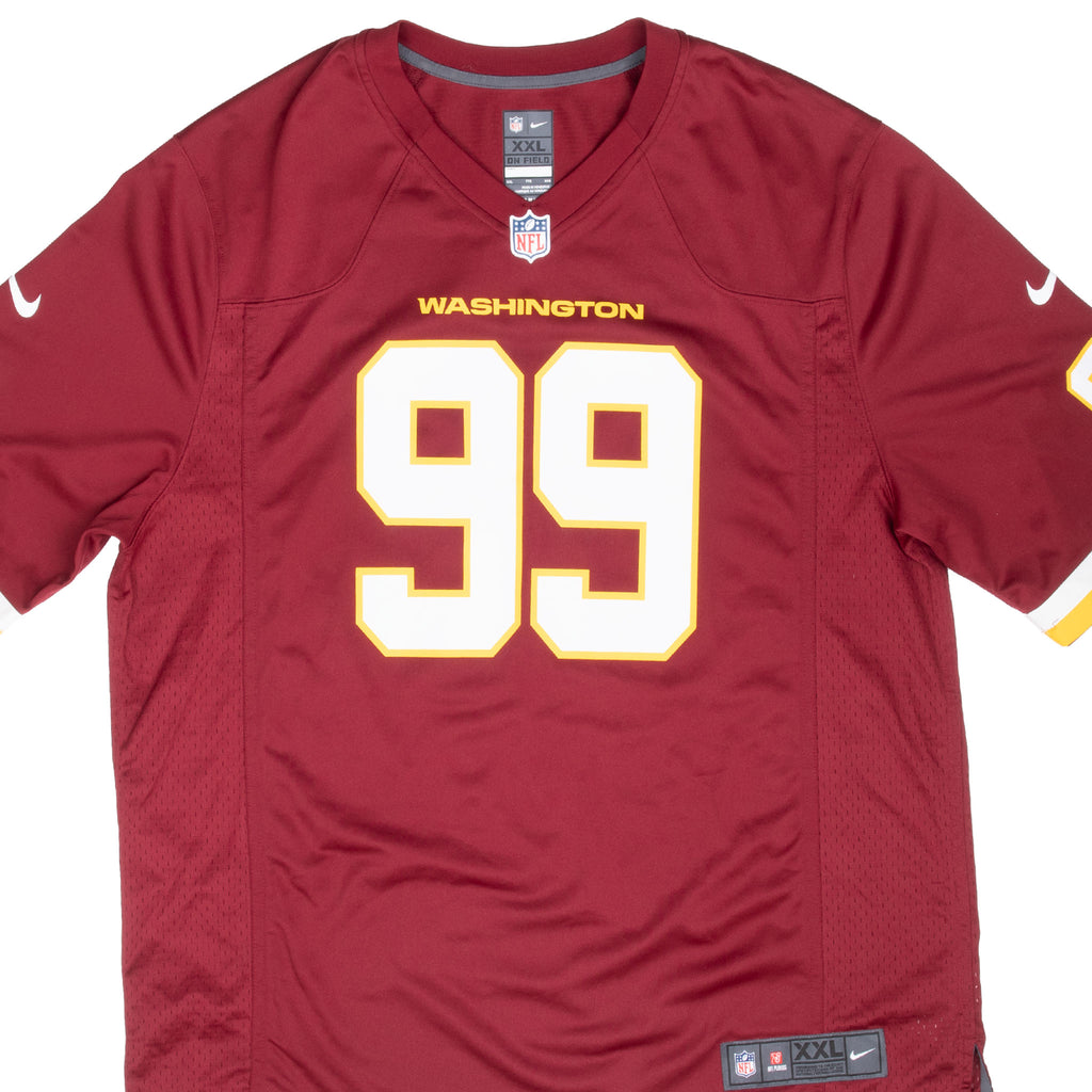 Vintage Nfl Washington Redskins Chase Young #99 Nike Jersey 2000S Size 2XL