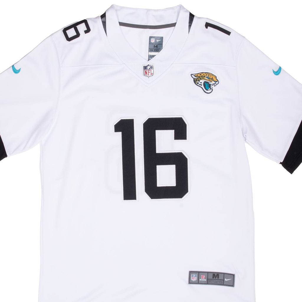 VINTAGE NFL JACKSONVILLE JAGUARS LAWRENCE # 16 NIKE JERSEY MEDIUM