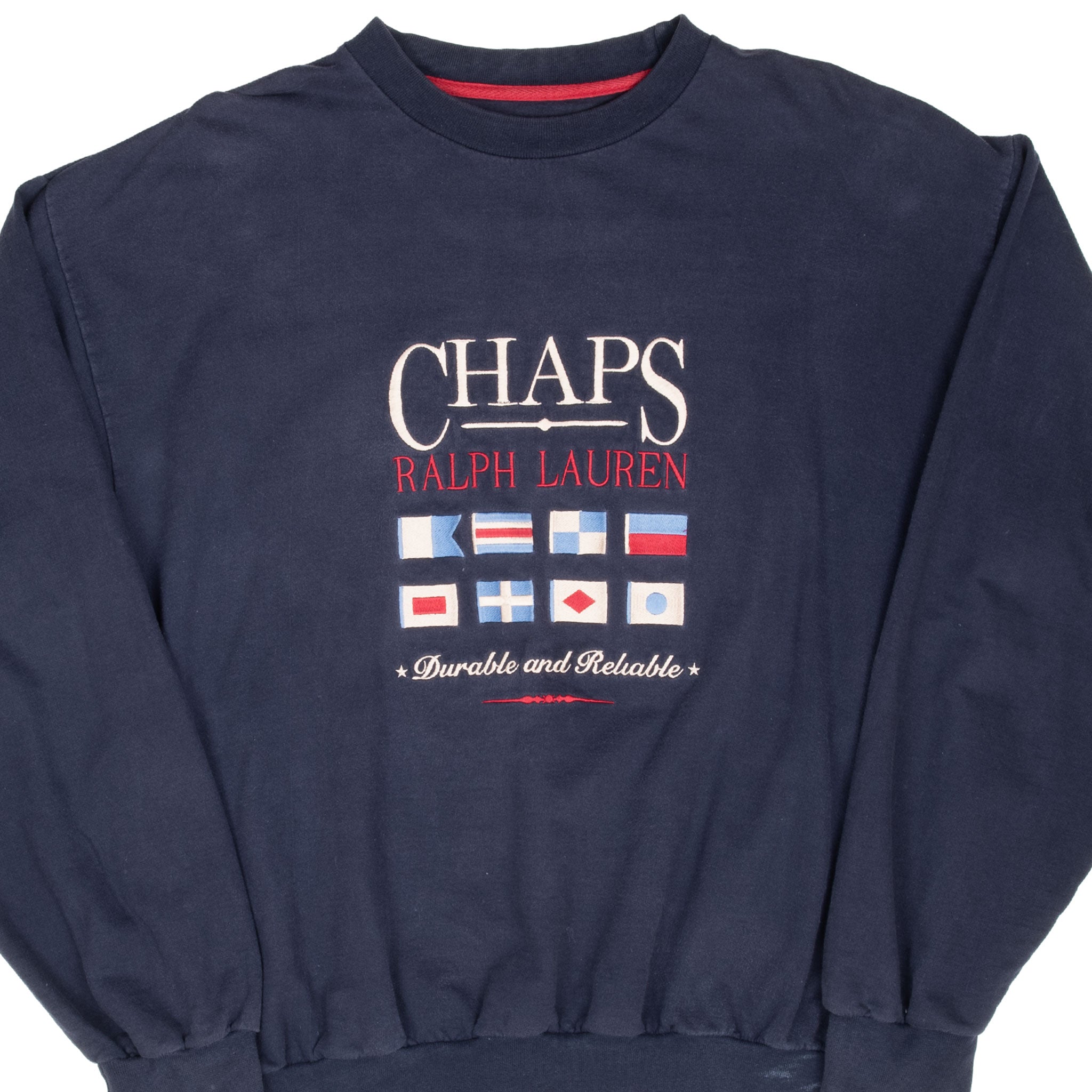 Vintage Chaps Ralph Lauren Sweatshirt Size Medium 1990S Made In Usa