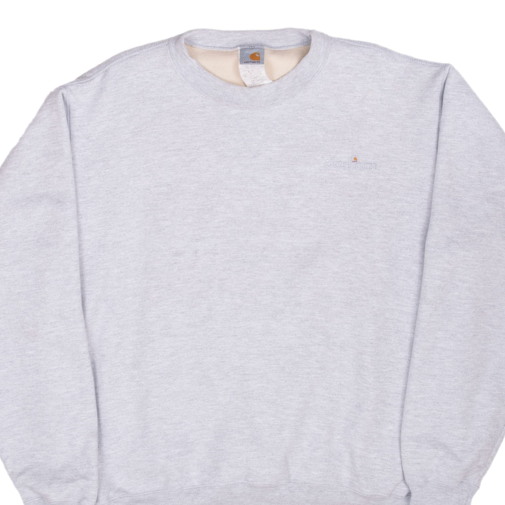 VINTAGE CARHARTT GREY HEAVYWEIGHT CREWNECK SWEATSHIRT 2000 XL MADE IN USA