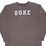 Vintage Nike Center Swoosh Ncaa Duke University Sleeve Tee Shirt 1990S Size XL