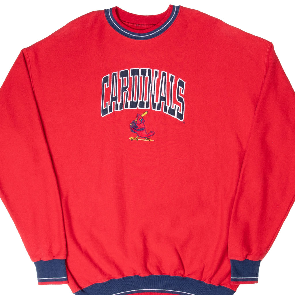 VINTAGE MLB ST LOUIS CARDINALS LEGENDS ATHLETIC SWEATSHIRT 1990S XL MADE IN USA