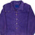 Vintage Marithe Francois Girbaud Purple Pleated 1990S Denim Jacket Size Large Made In Usa