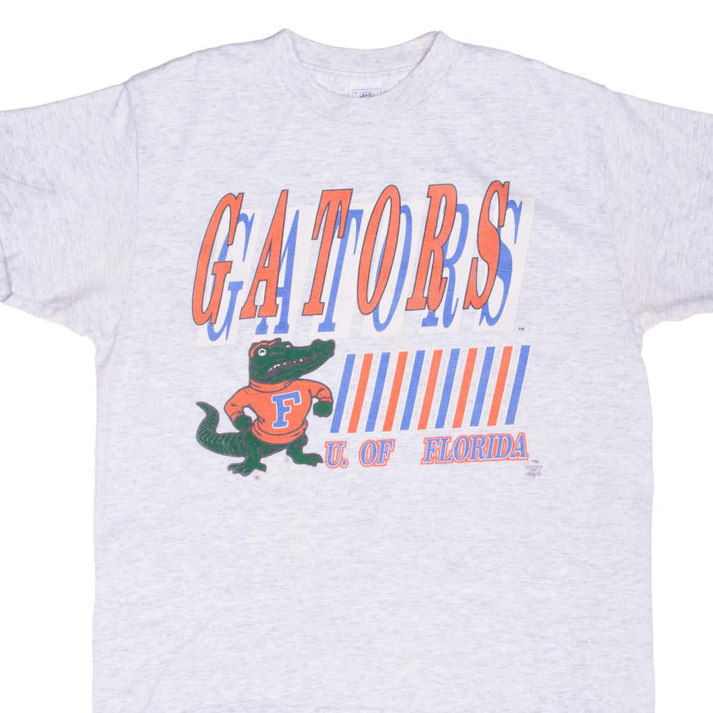 Vintage Ncaa Florida Gators 1990S Tee Shirt Size Large Made In USA With Single Stitch Sleeves