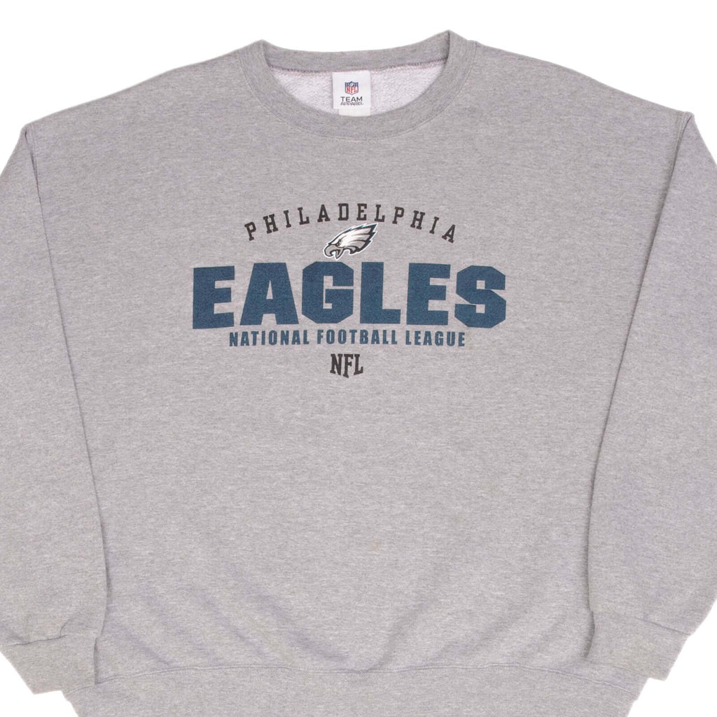 Vintage Nfl Philadelphia Eagles 2000S Grey Sweatshirt Size XL