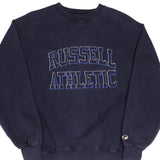 Vintage Russell Athletic Spellout Sweatshirt 1990S Size Medium Made In USA