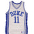 Vintage NCAA Champion Duke Blue Devils #11 1990S Jersey Size 42 Made In USA