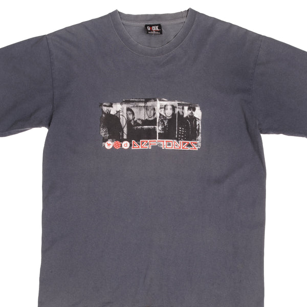 Vintage Deftones 2000 Gray Tee Shirt Size Large