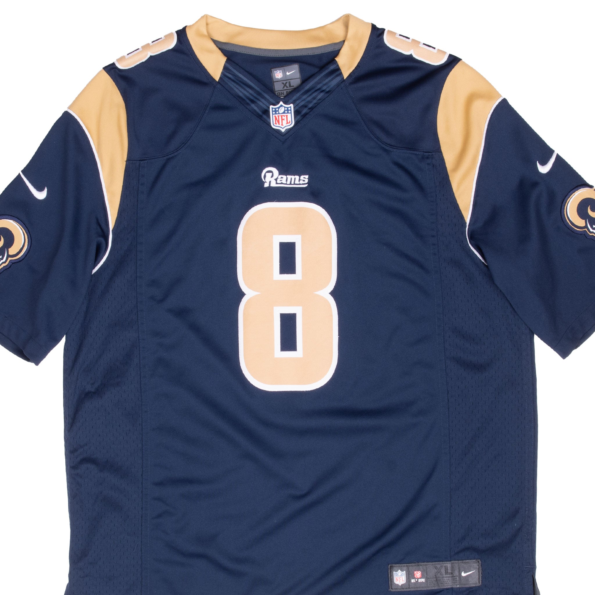 Vintage Nfl St Louis Rams Bradford #8 Nike Jersey 2000S Size XL