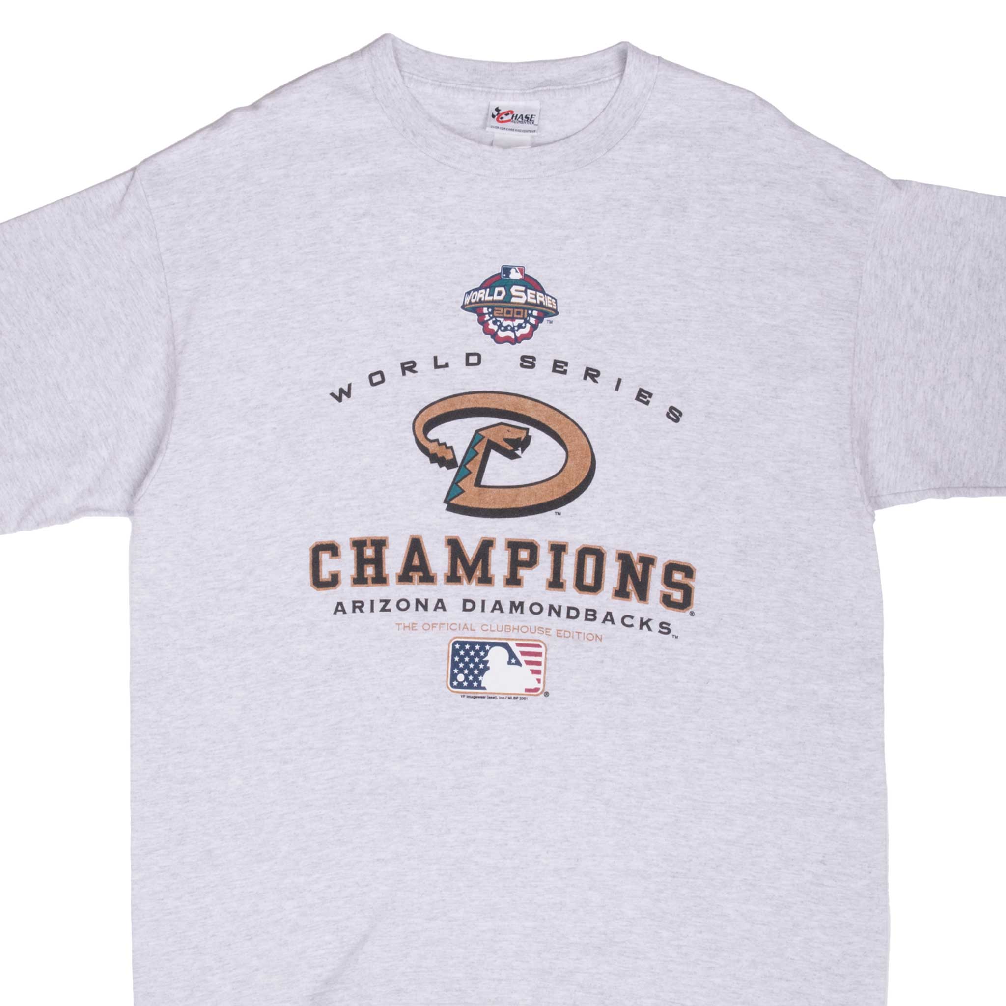 Vintage Mlb Arizona Diamondbacks World Series 2001 Tee Shirt Size XL