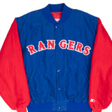 Vintage Mlb Texas Rangers Starter Bomber Jacket 1990S Size XL Made In Usa