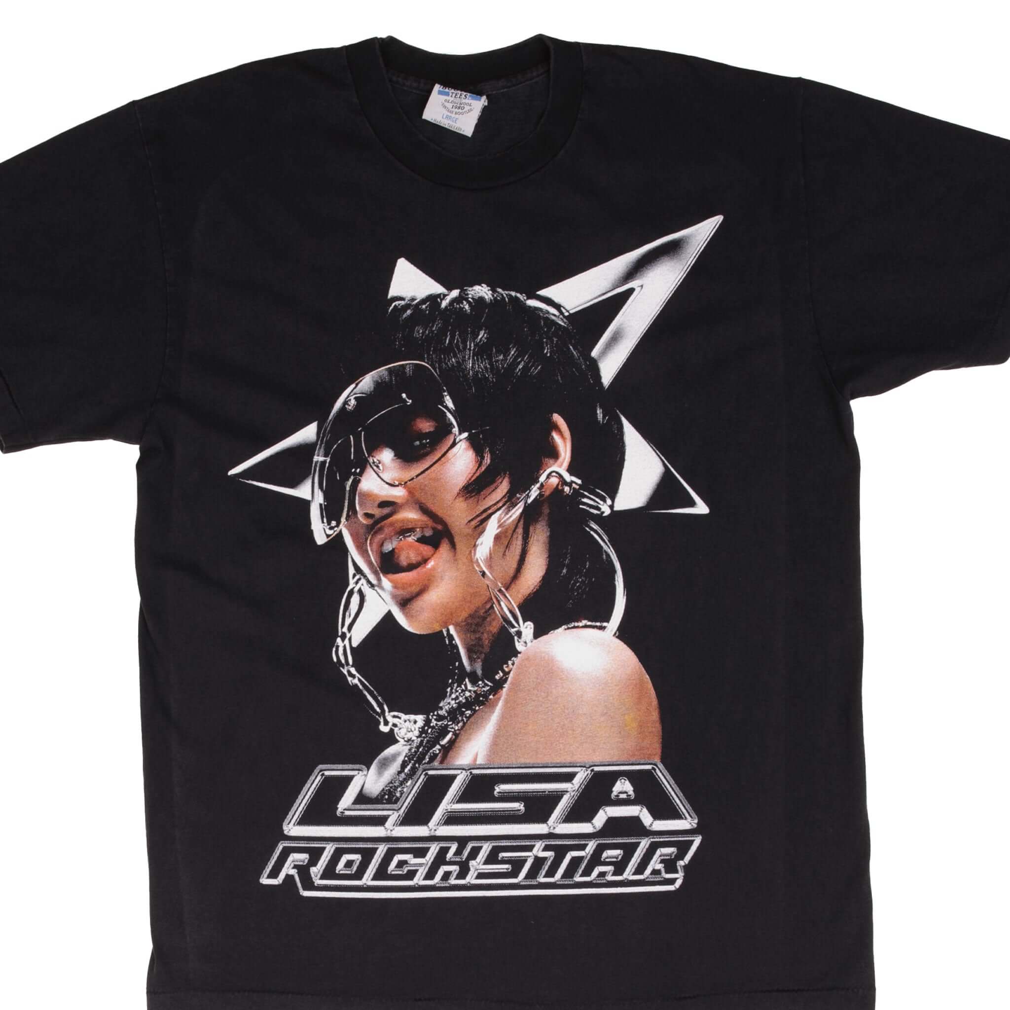BOOTLEG LISA ROCKSTAR TEE SHIRT SIZE LARGE – Vintage rare usa