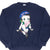 Vintage Betty Boop Navy Blue Sweatshirt 1990S Size Xl Made In Usa