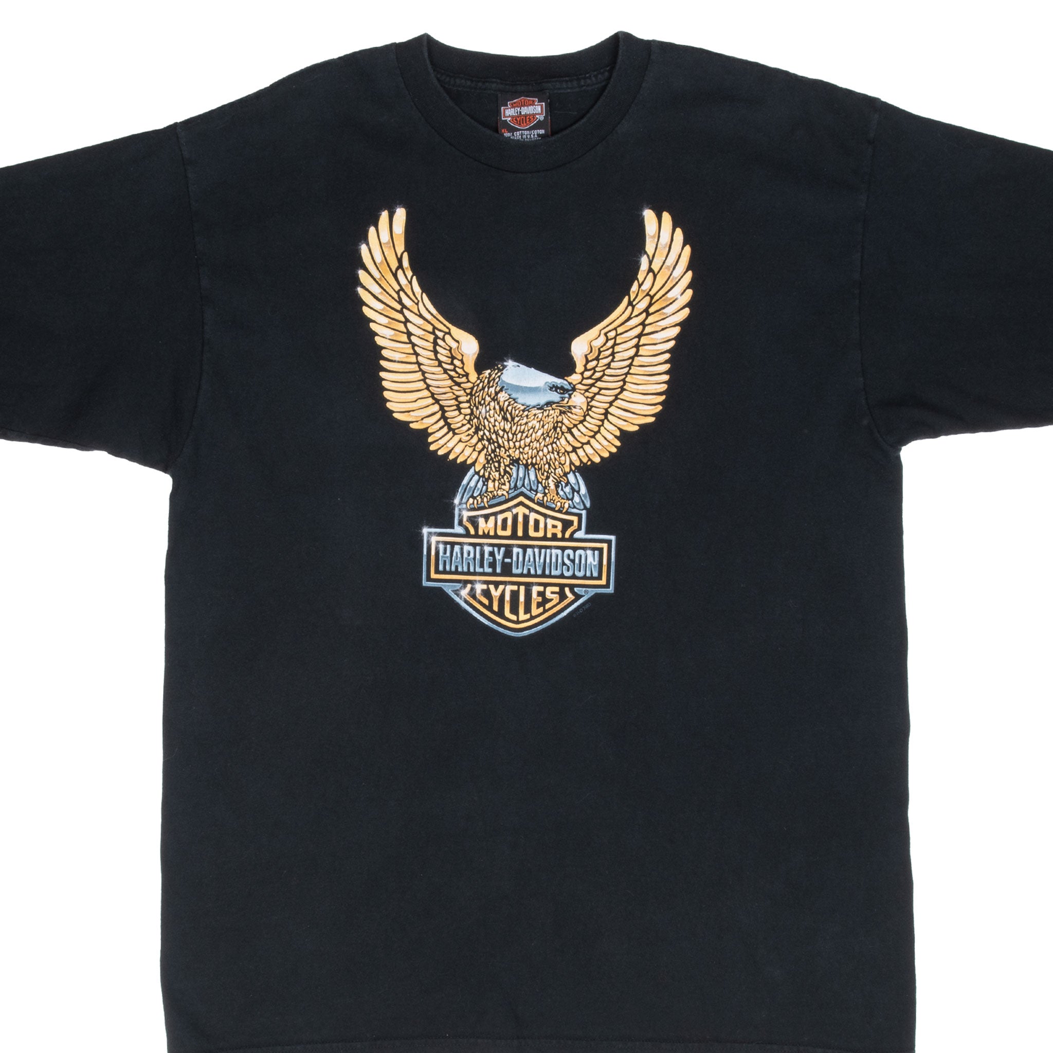 Vintage Harley Davidson Eagle Durango Colorado 2003 Tee Shirt Size XL Made In Usa