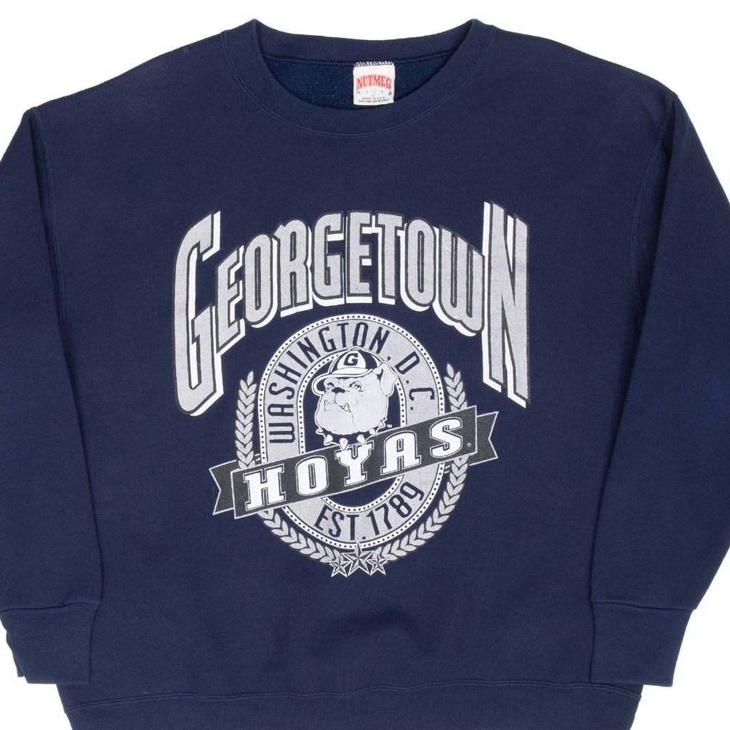 VINTAGE GEORGETOWN HOYAS  SWEATSHIRT 1990S XL MADE IN USA