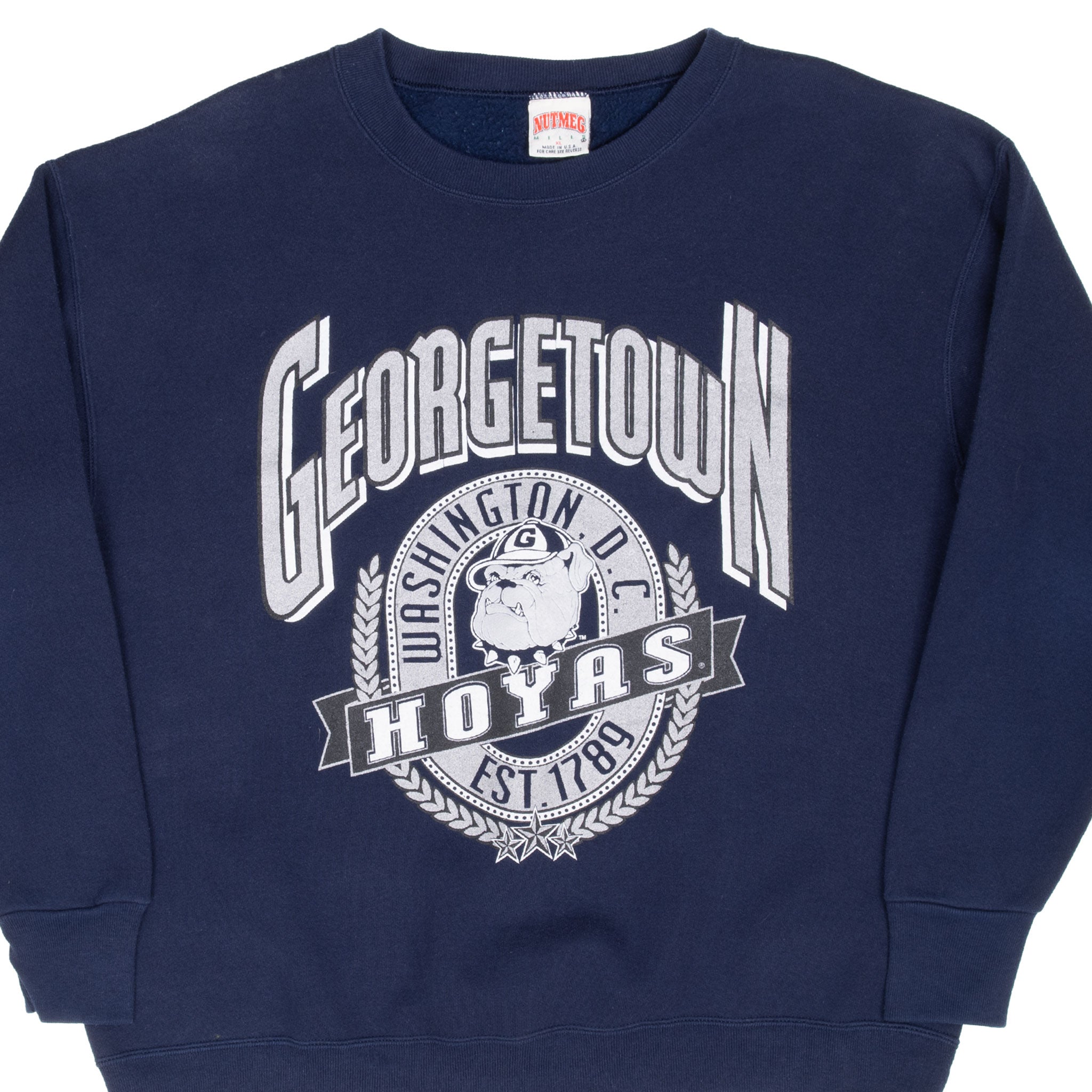 VINTAGE GEORGETOWN HOYAS  SWEATSHIRT 1990S XL MADE IN USA