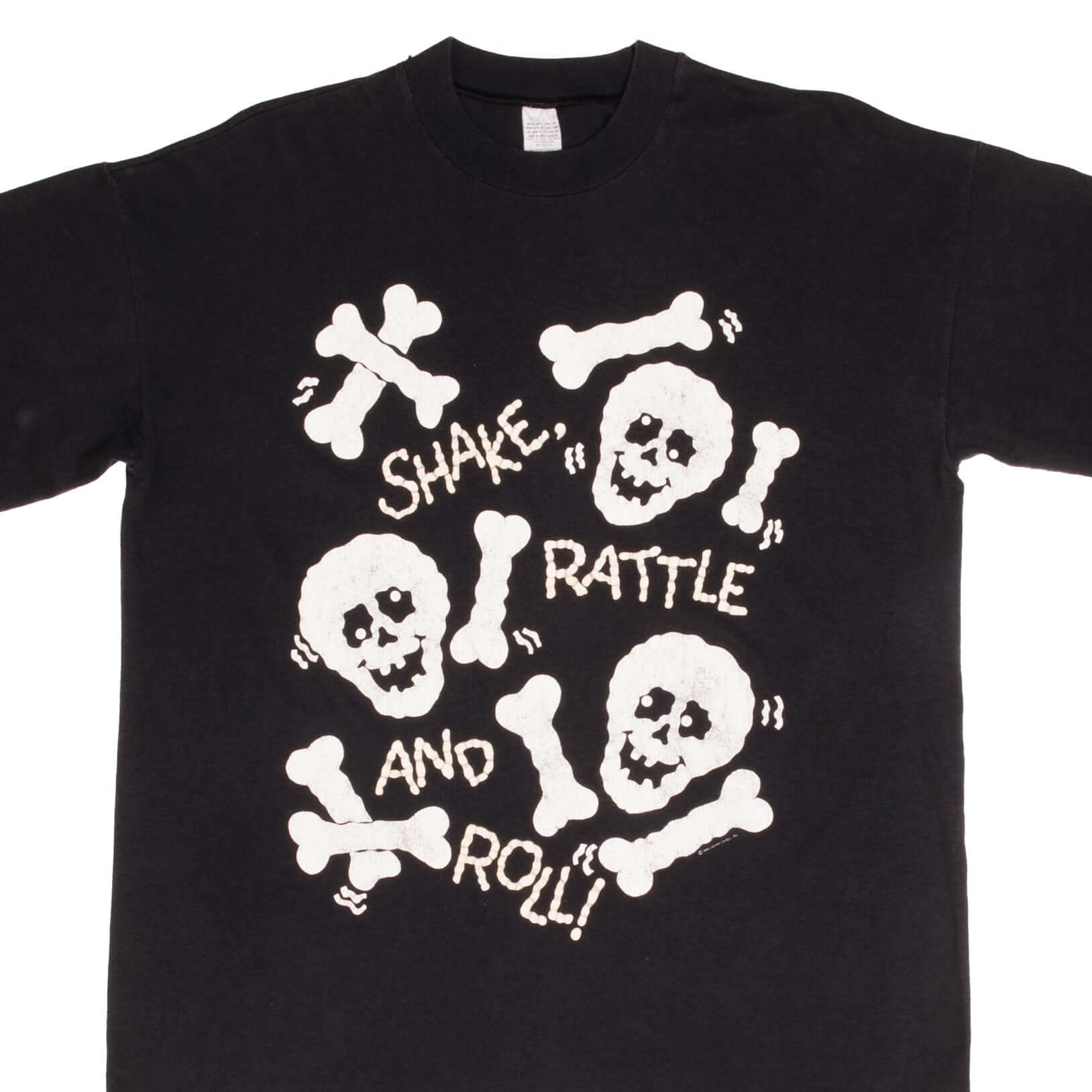 Vintage Bill Haley And His Comets Shake  Rattle And Roll Tee Shirt Size Large Made In USA With Single Stitch Sleeves