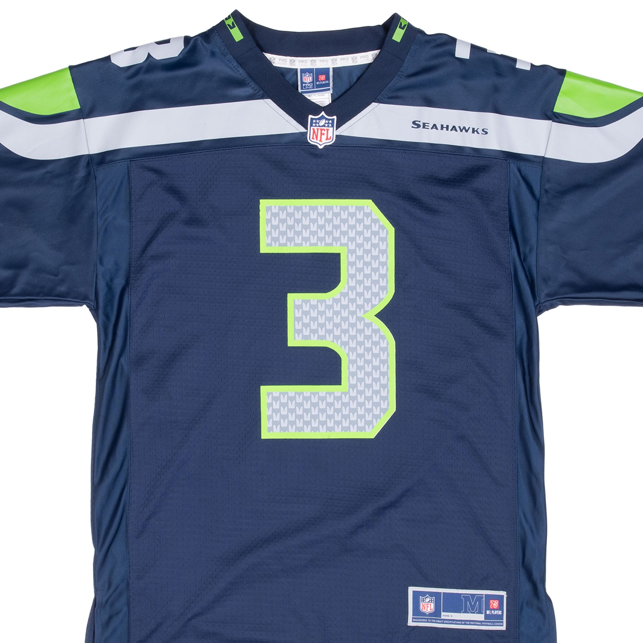 VINTAGE NFL SEATTLE SEAHAWKS WILSON #3 JERSEY SIZE MEDIUM