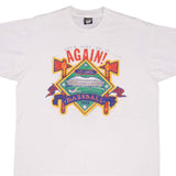 Vintage MLB Atlanta Braves Let's Do It Again 1992 Tee Shirt Size XL Made In USA With Single Stitch Sleeves