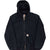 Vintage Carhartt Black Hooded Active Jacket J140Blk 2010 Size Medium Made In Usa