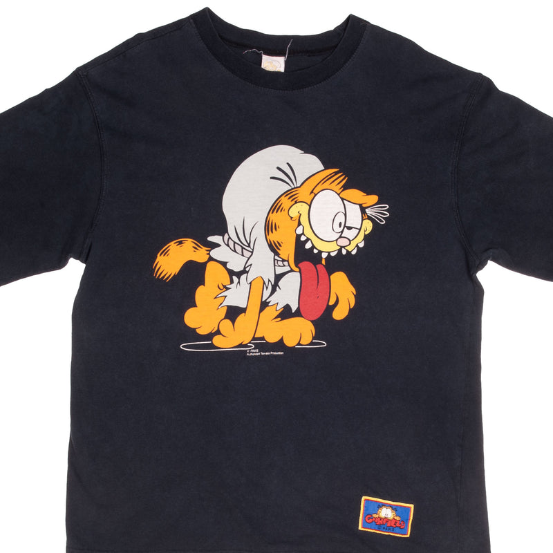 Vintage Garfield Zombie 1990S Tee Shirt Size Large