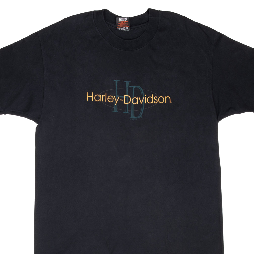 Vintage Harley Davidson Savannah Tee Shirt 1996 Size XL Made In Usa With Single Stitch Sleeves