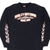 Vintage Harley Davidson Chicago Flames Black Crewneck Sweatshirt 2007 Size XL
