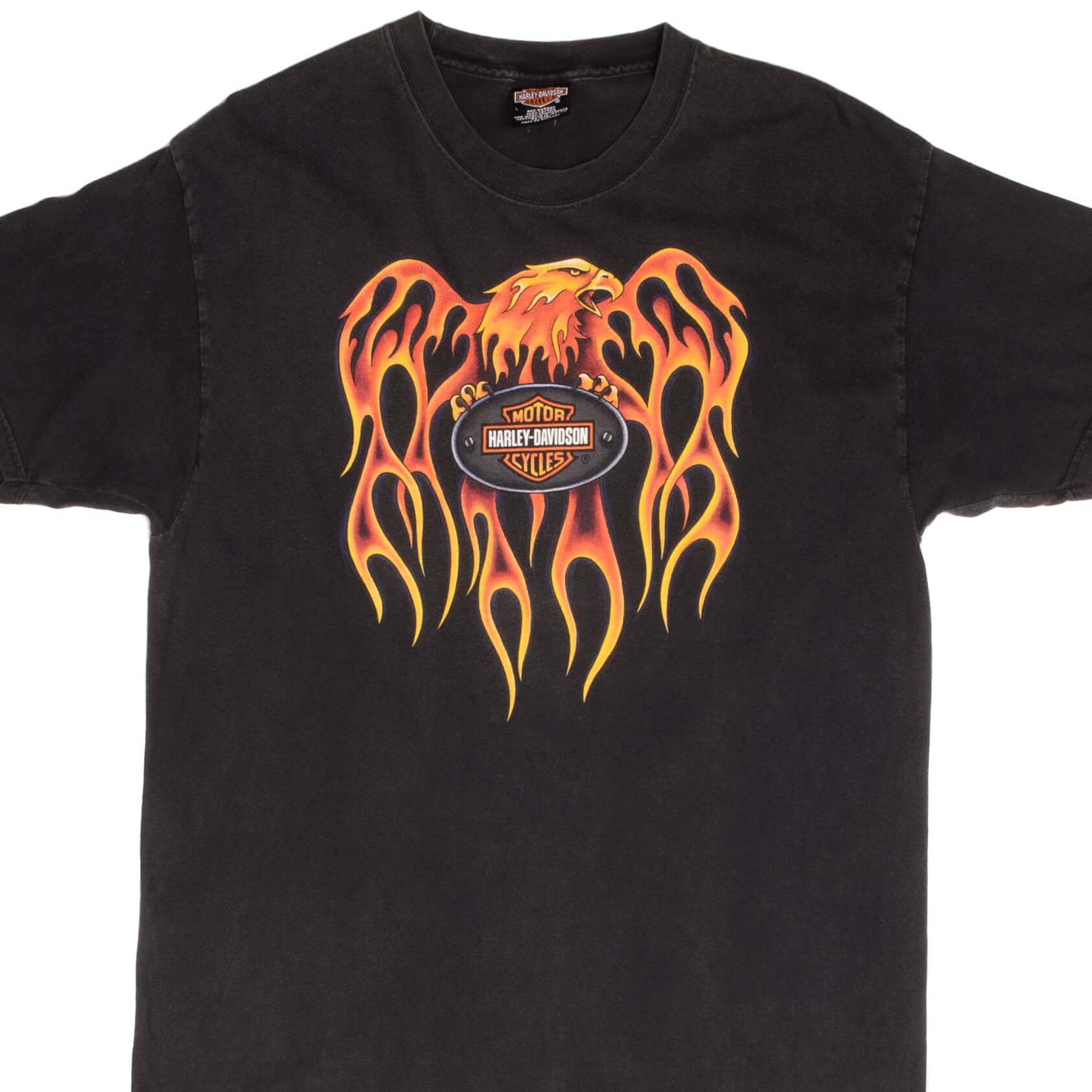 Vintage Harley Davidson Anaheim Fullerton California 2000 Tee Shirt Size Large