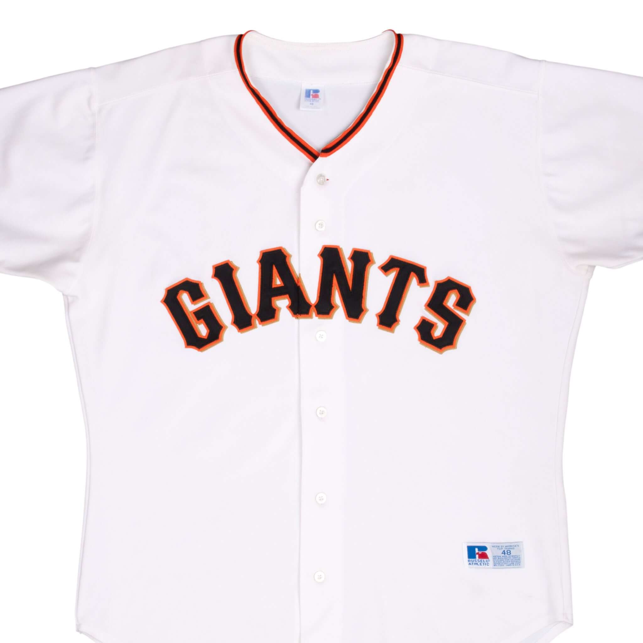 Vintage Mlb San Francisco Giants 1990S Russell Jersey Size 48 Made In Usa