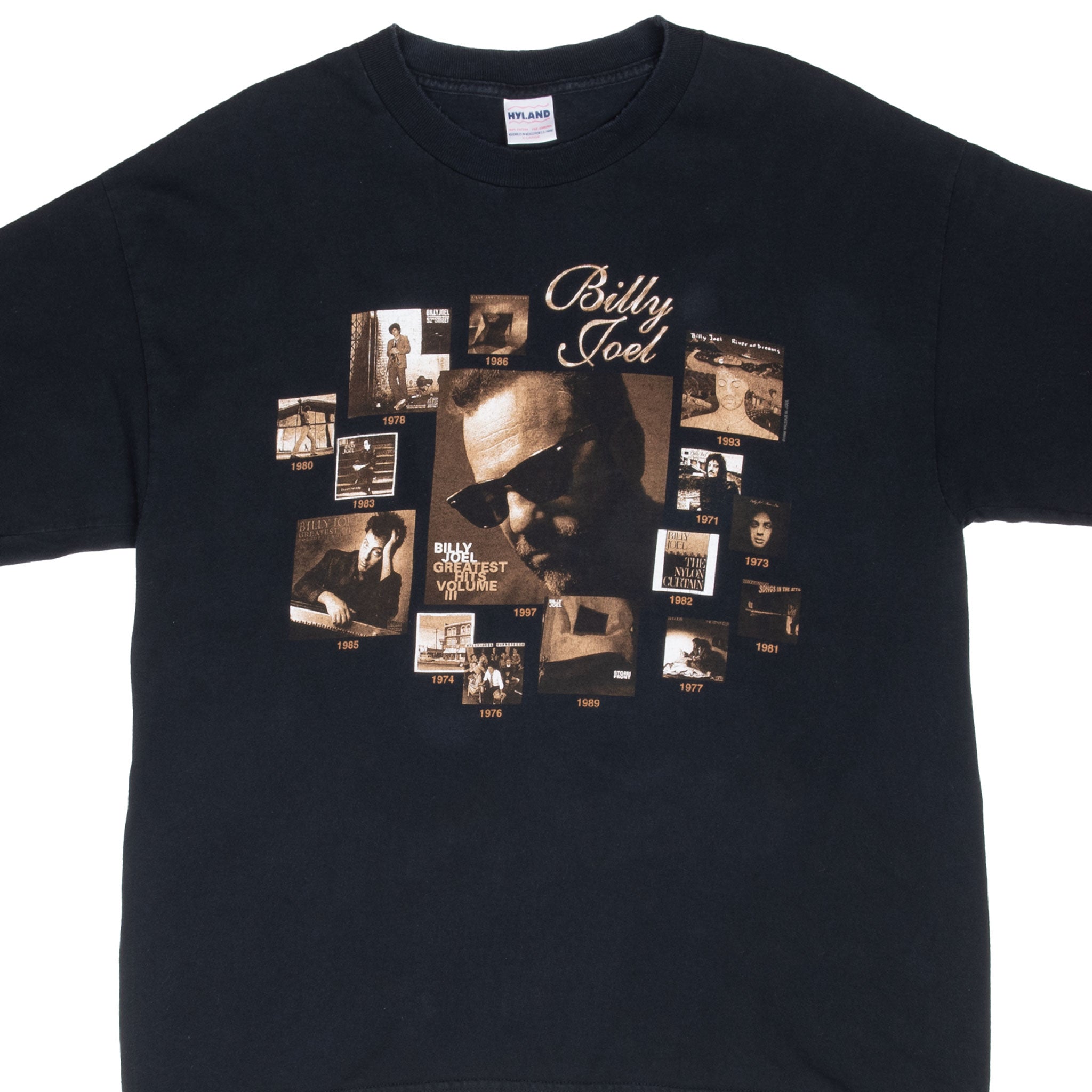 Vintage Billy Joel 1998 1999 Tour Tee Shirt Size XL