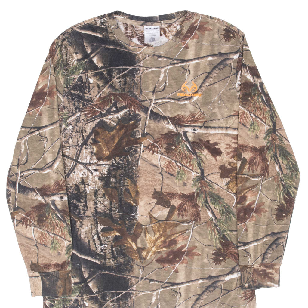 Vintage Hunting Realtree Aphd Camo Long Sleeve Tee Shirt Size Large