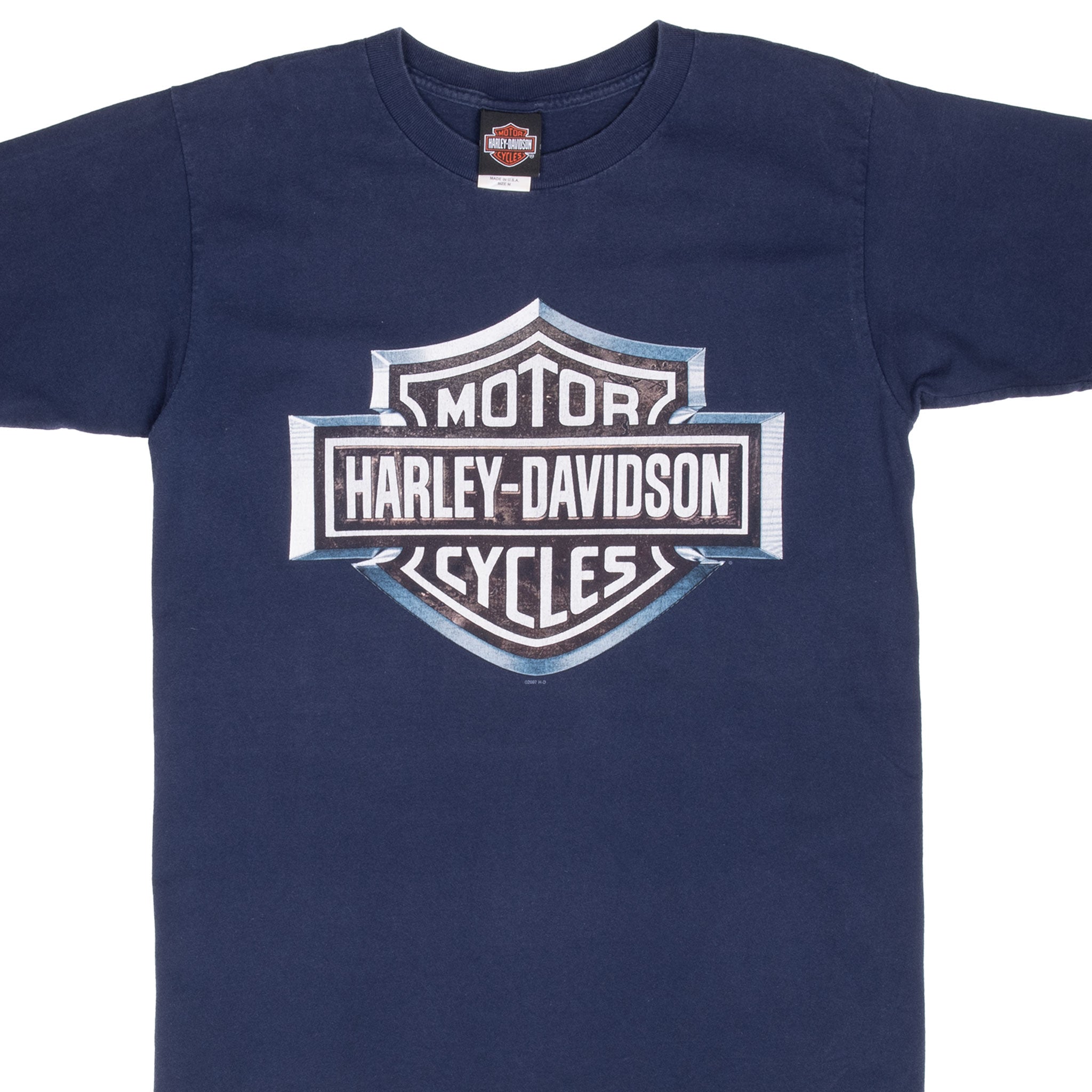 VINTAGE HARLEY DAVIDSON DURANGO COLORADO 2007 TEE SHIRT MEDIUM MADE IN USA