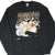 Front of black Pittsburgh Steelers sweatshirt with Taz football graphic