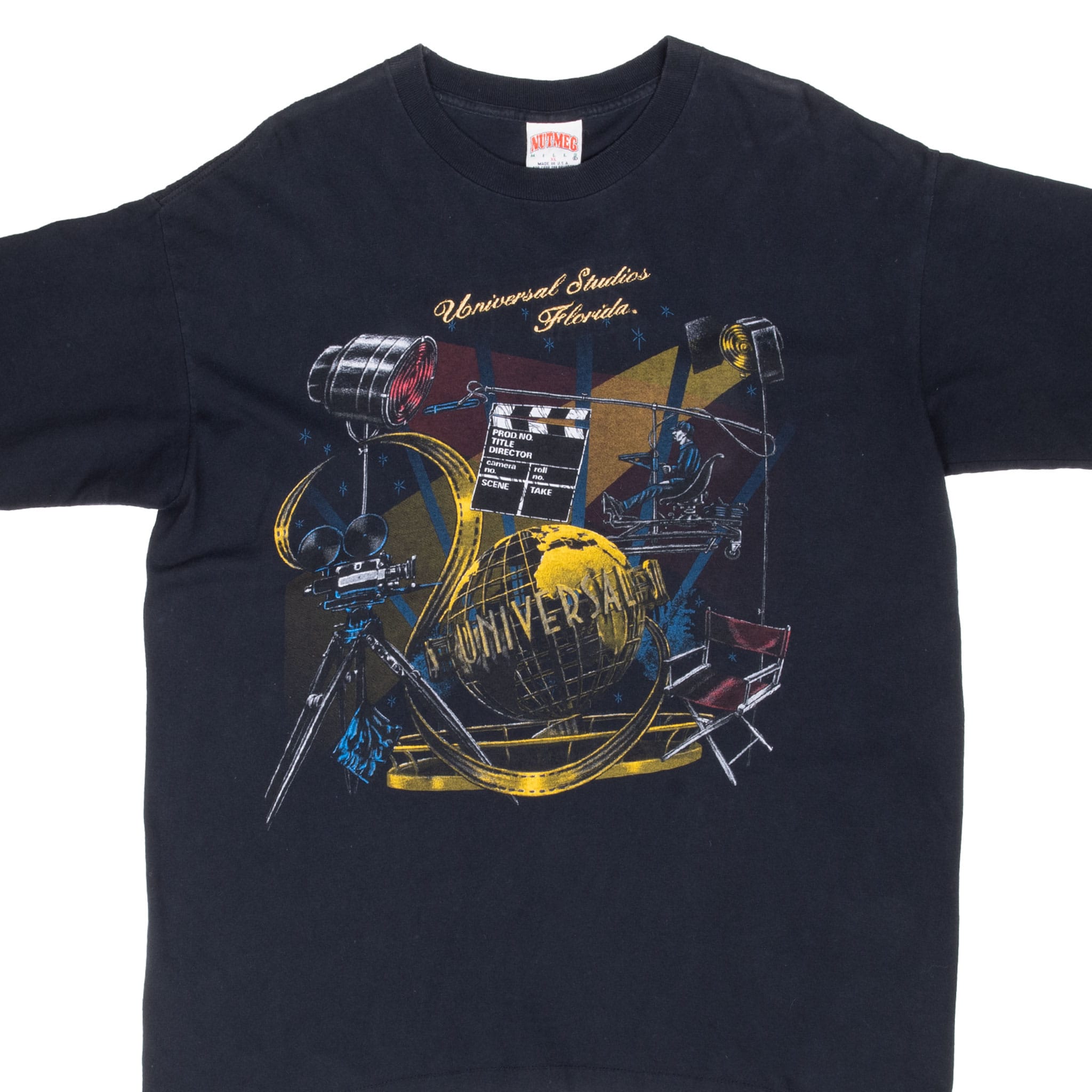 Vintage Universal Studio Florida Tee Shirt 1990S Size Xl Made In Usa With Single Stitch Sleeves