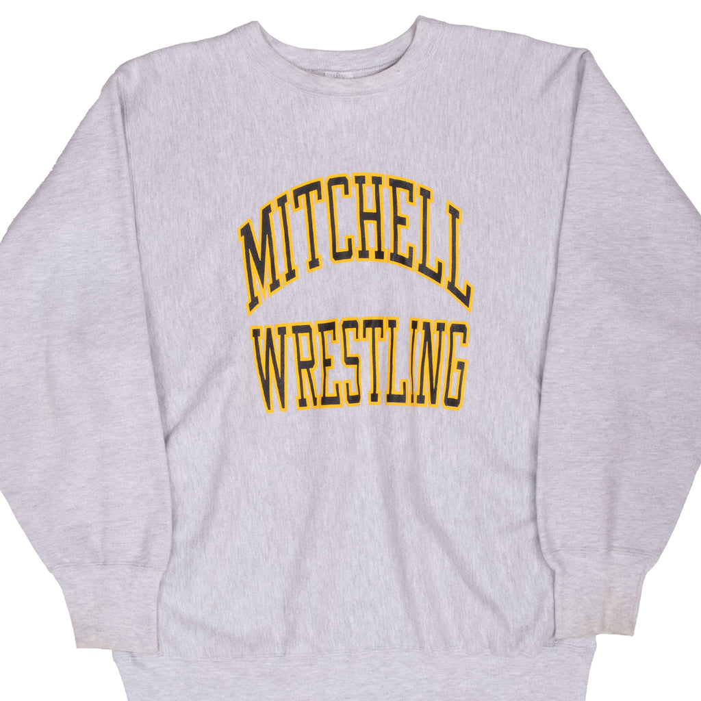 Vintage Mitchell Wrestling Champion Reverse Weave Sweatshirt 1990S Size 2XL
