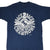 Front of navy Dallas Cowboys Back 2 Back Super Bowl Champions T-shirt with white graphic