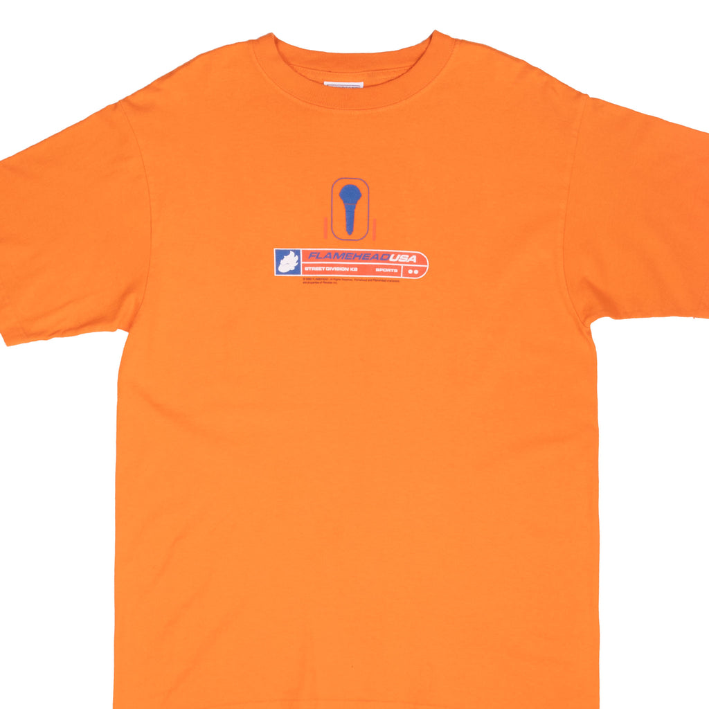 Vintage Jnco Flamehead Usa 2000 Tee Shirt Size Large Made In Usa