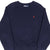 Vintage Polo Ralph Lauren Classic Crewneck Heavyweight Navy Blue Sweatshirt Size Xl 1990S