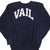 Vintage Navy Champion Reverse Weave Vail Sweatshirt 1990S Size 2XL 