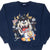Vintage Looney Tunes Taz Biker Nyc Hollywood Sweatshirt 1994 Size Large