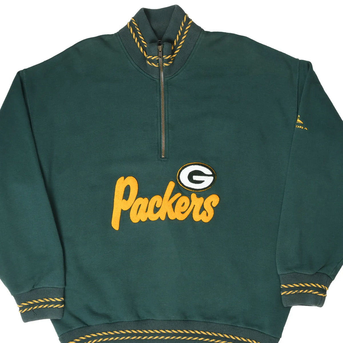 古着　90s パッカーズ　Green Bay Packers NFL Vintage 1990s Green Bay Packers Quarter-Zip Sweatshirt