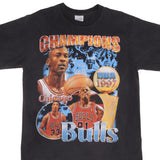 BOOTLEG TEE SHIRT NBA CHICAGO BULLS CHAMPIONS 1997 SIZE XL SINGLE STITCH
