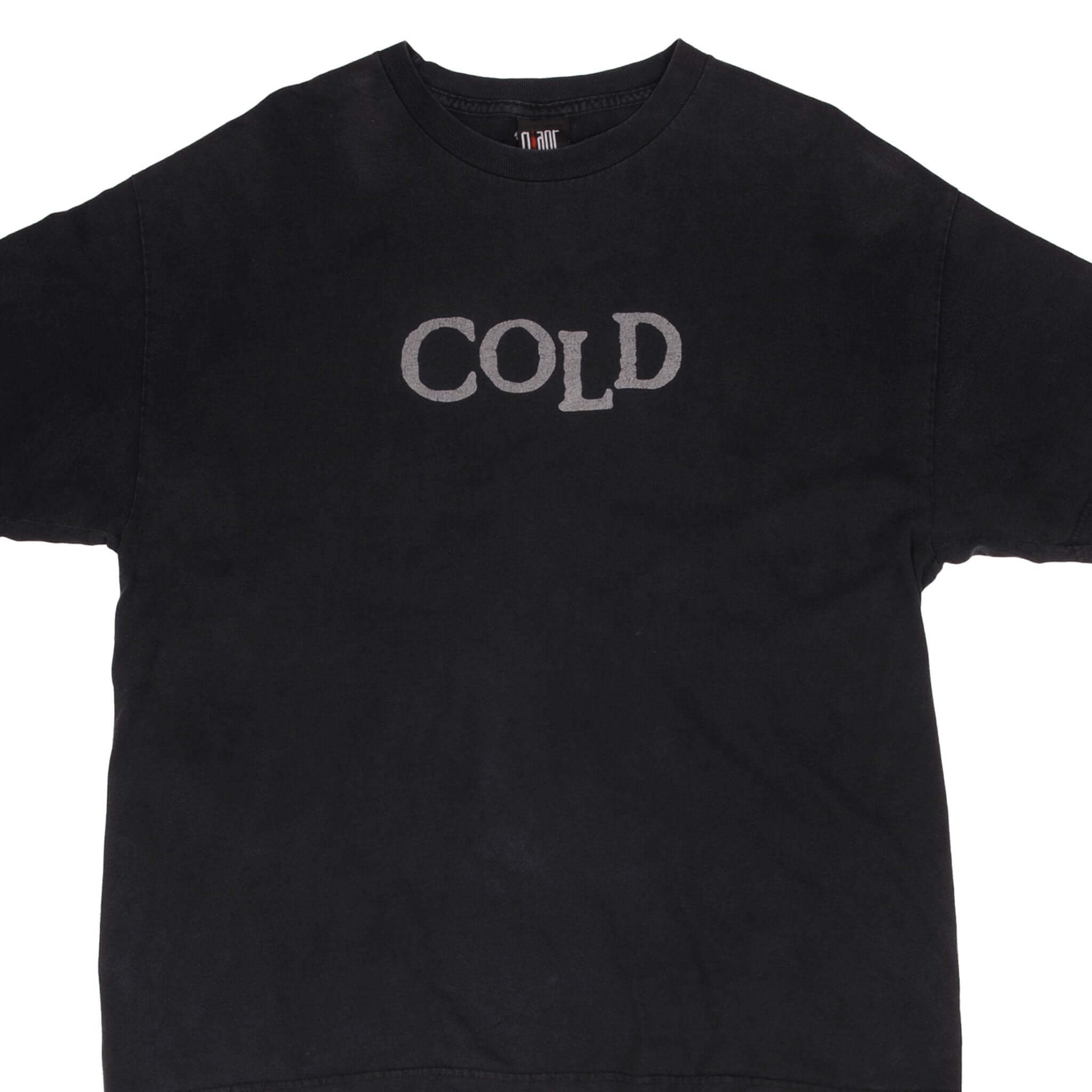 Vintage Cold Year Of The Spider Rock Tee Shirt Size XL 2000S