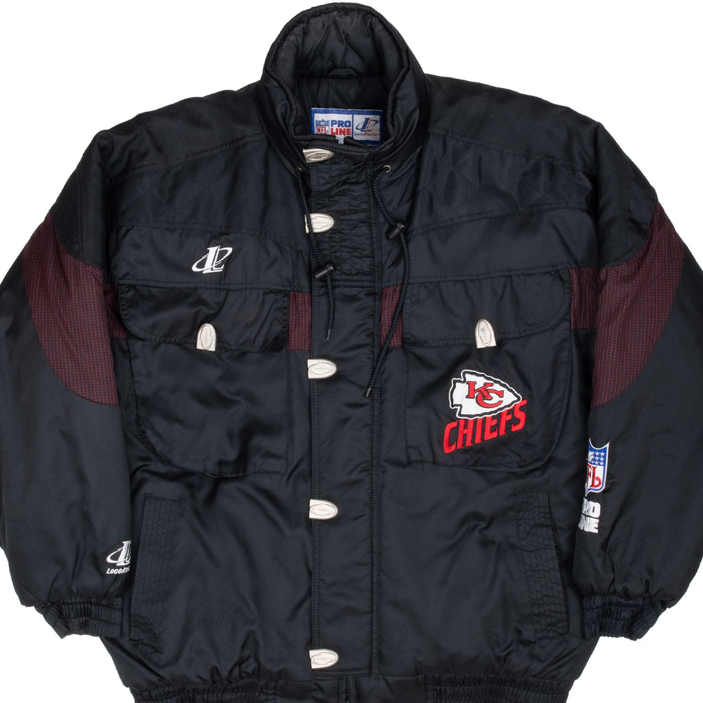 Vintage Nfl Kansas City Chiefs Logo Athletic Heavy Jacket 1990S Size XL
