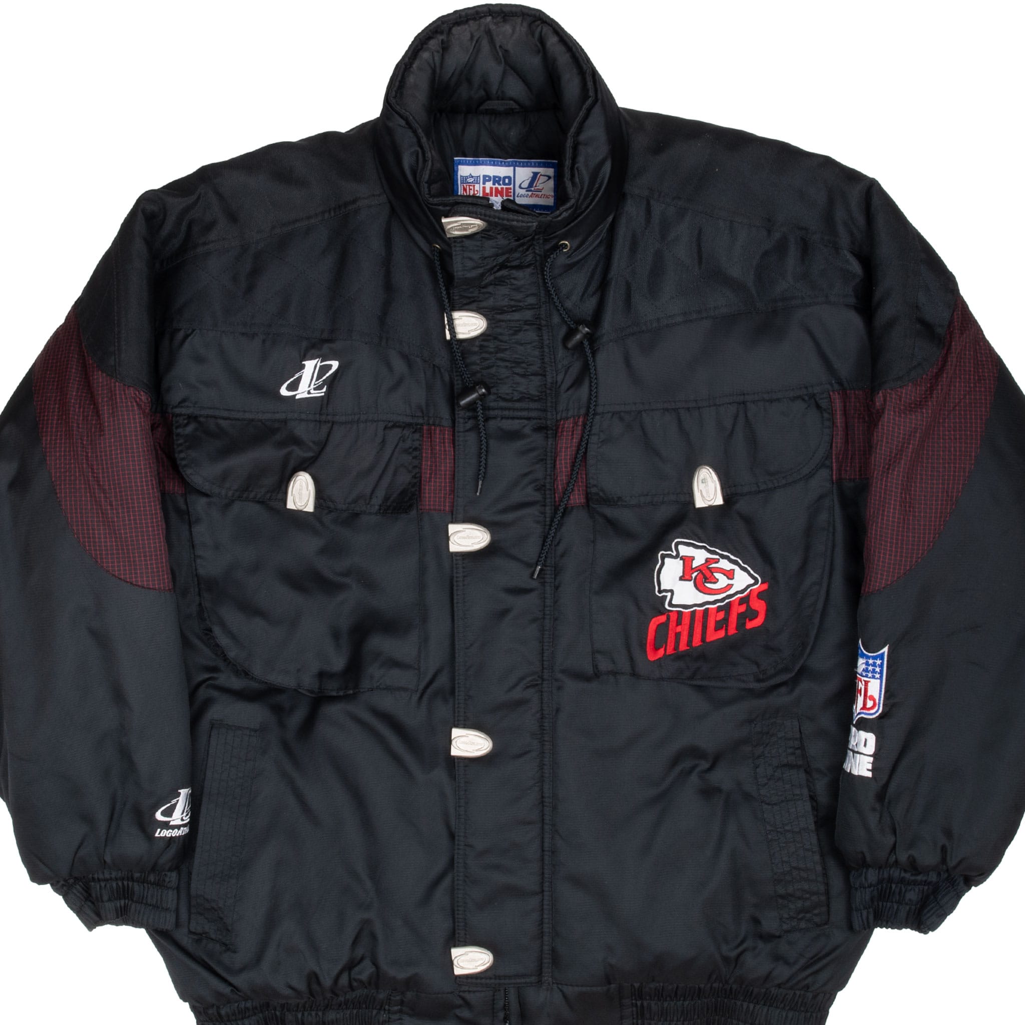 Vintage Nfl Kansas City Chiefs Logo Athletic Heavy Jacket 1990S Size XL