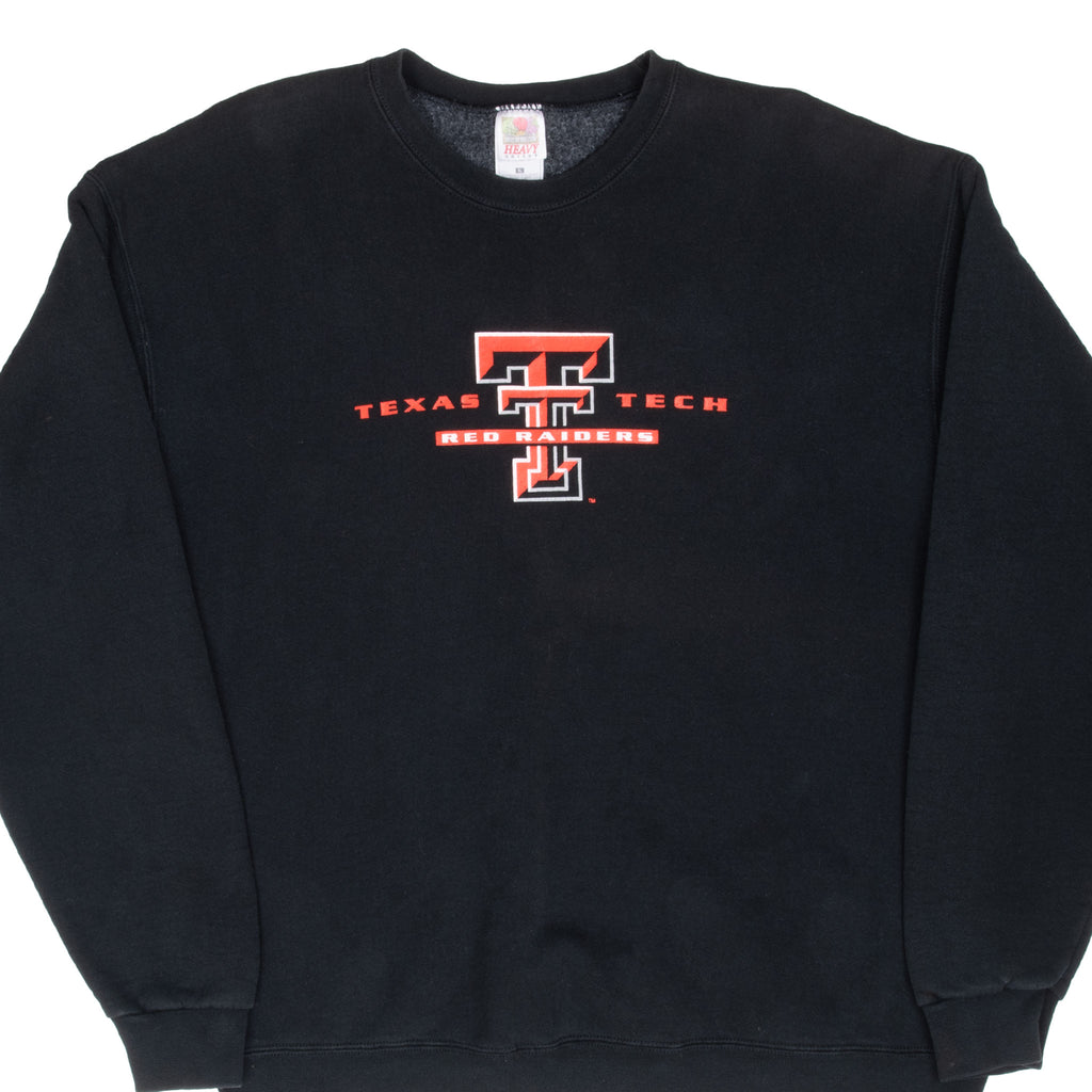 Vintage Ncaa Texas Tech Red Raiders Football Sweatshirt 1990S XL