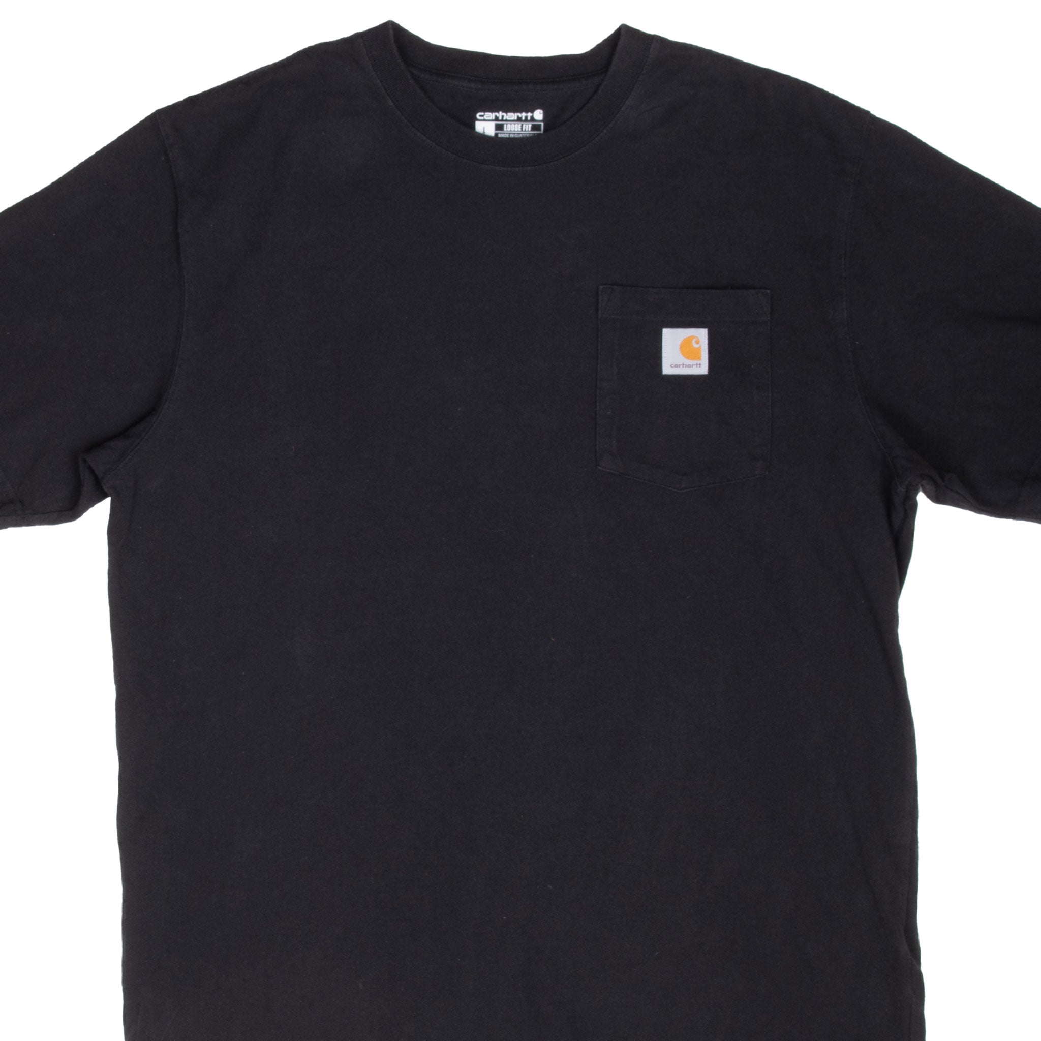 Vintage Carhartt Classic Black Pocket Tee Shirt 2000S Size Large
