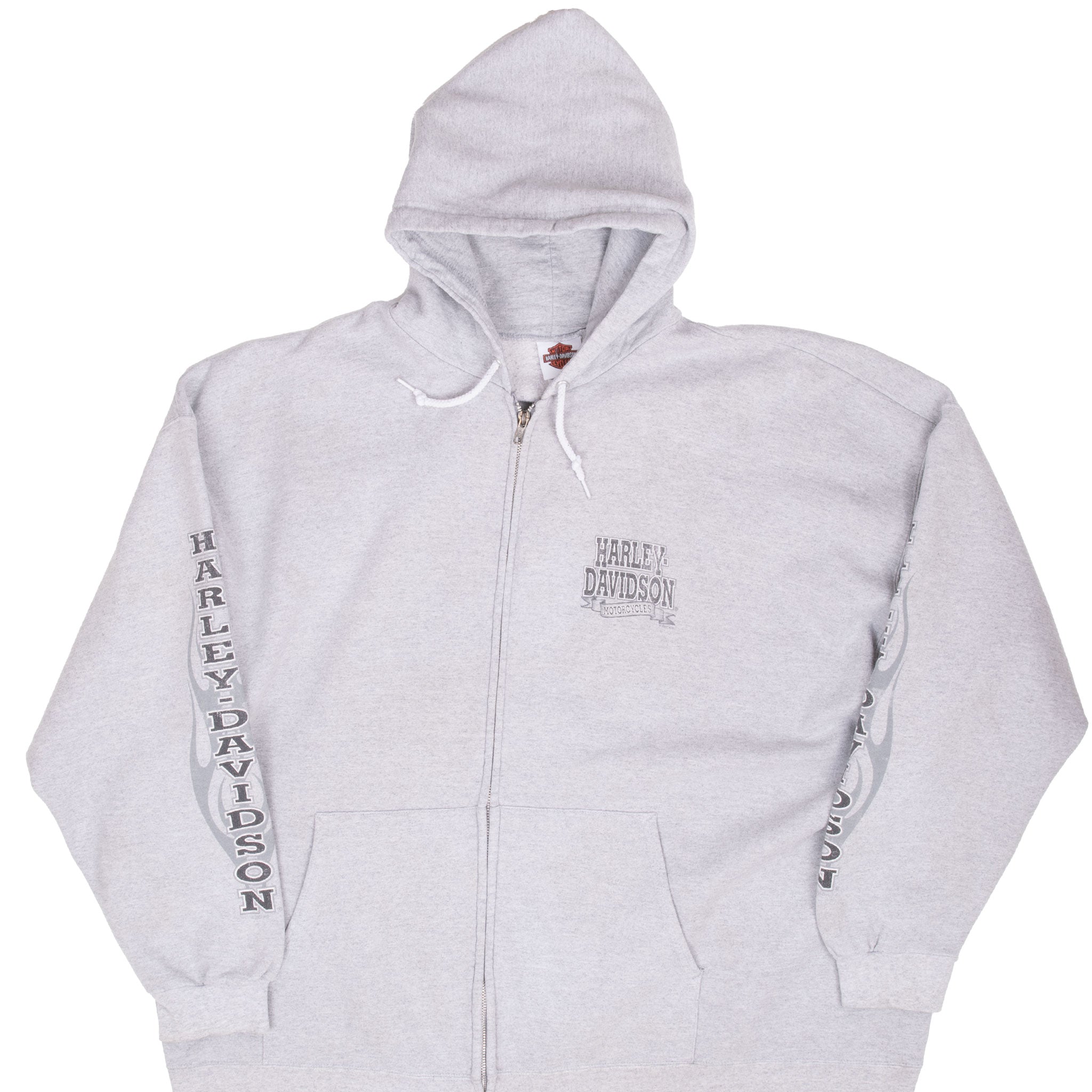 Vintage Harley Davidson Barnett El Paso Texas Zip Up Hoodie 2007 Size 2XL